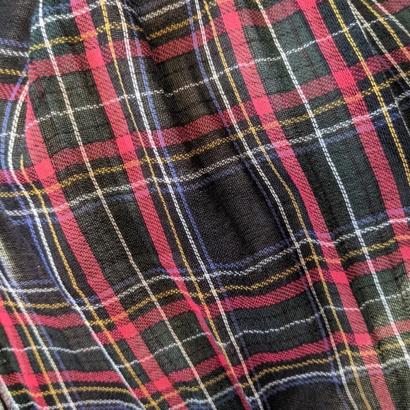 Plaid Infinity Scarf - Picture 2 of 2